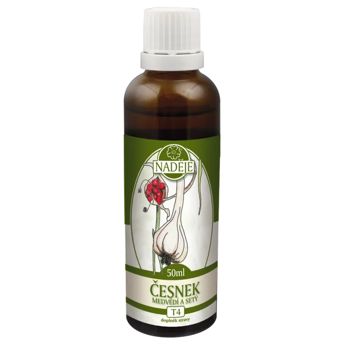 Naděje Tinktura z bylin Česnek medvědí a setý 50ml